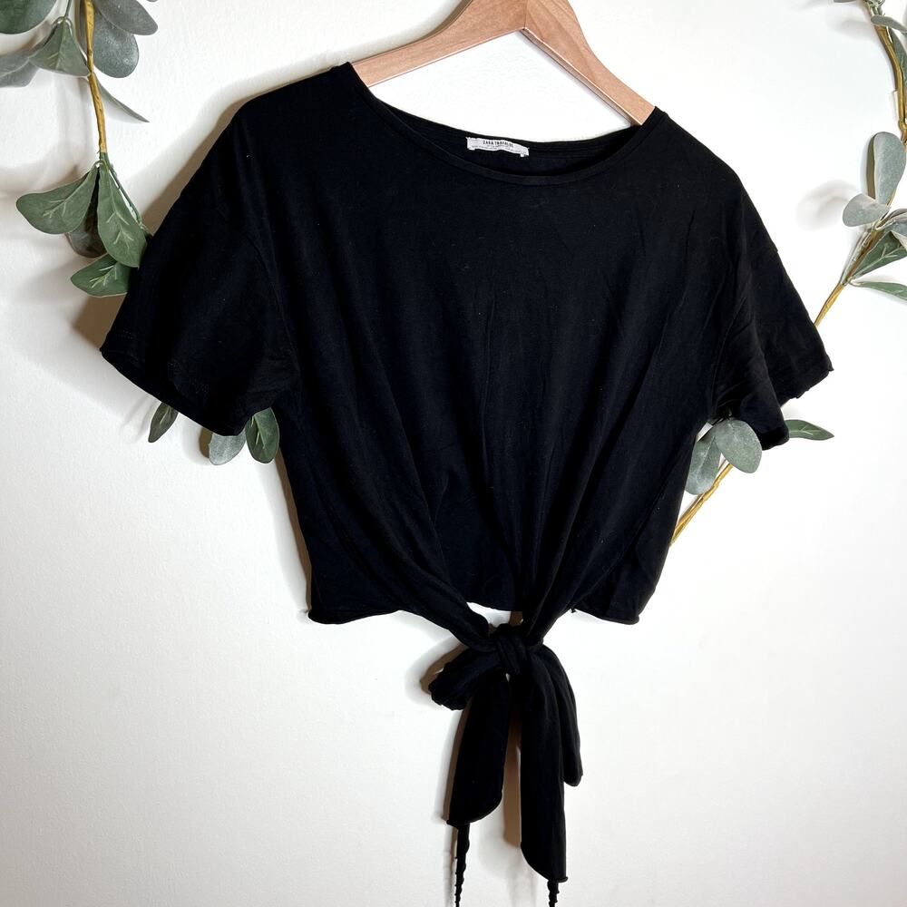 Zara Black Tie Tee LAST CALL